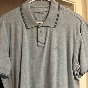 Mens John Varvatos USA Polo with Peace Sign